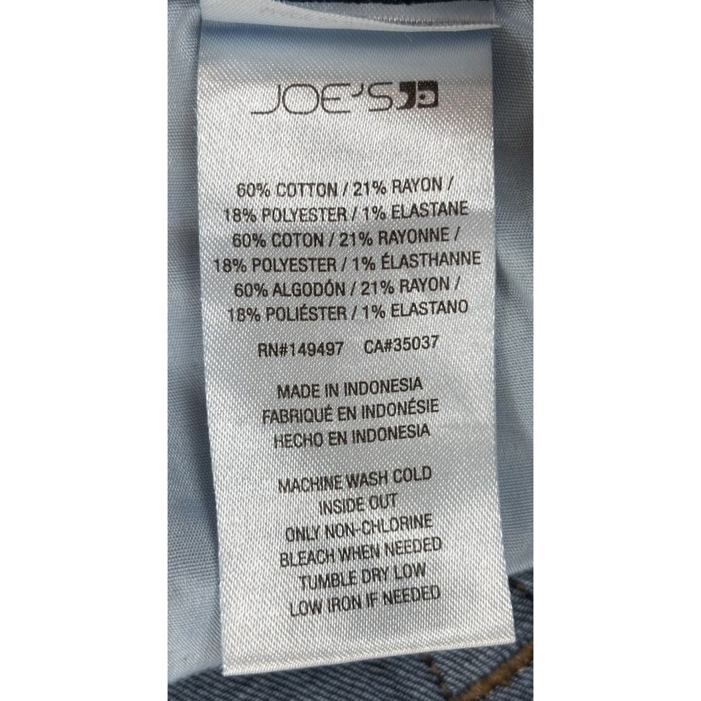 Joe's Jeans Mens 52x30 Straight Fit Stretch Dark Blue Wash Denim 45GTXOLF8250 - Picture 6 of 15